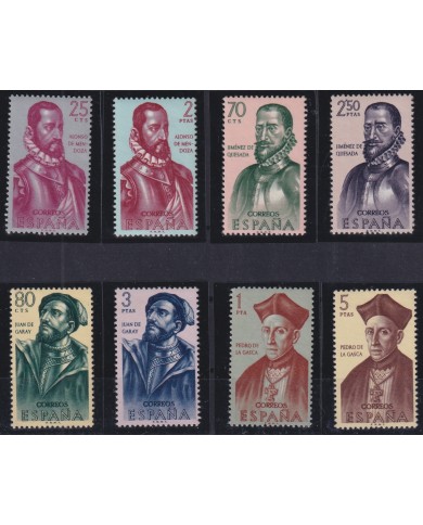 F-EX45184 SPAIN MNH 1962 CONQUEST & DISCOVERY OF AMERICA ALONSO DE MEDOZA.