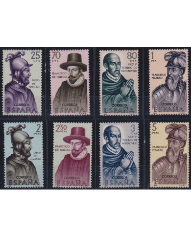 F-EX45186 SPAIN MNH 1964 CONQUEST & DISCOVERY OF AMERICA FRANCISCO PIZARRO.