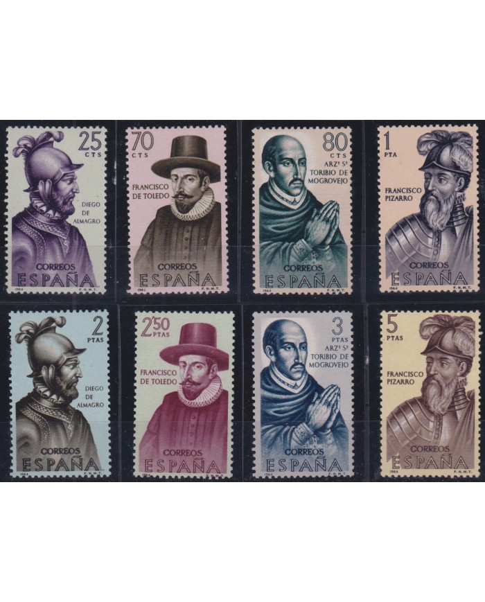 F-EX45186 SPAIN MNH 1964 CONQUEST & DISCOVERY OF AMERICA FRANCISCO PIZARRO.