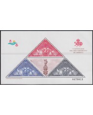 F-EX45011 SPAIN MNH 1992 PHILATELIC EXPO DISCOVERY SHIP COLUMBUS.
