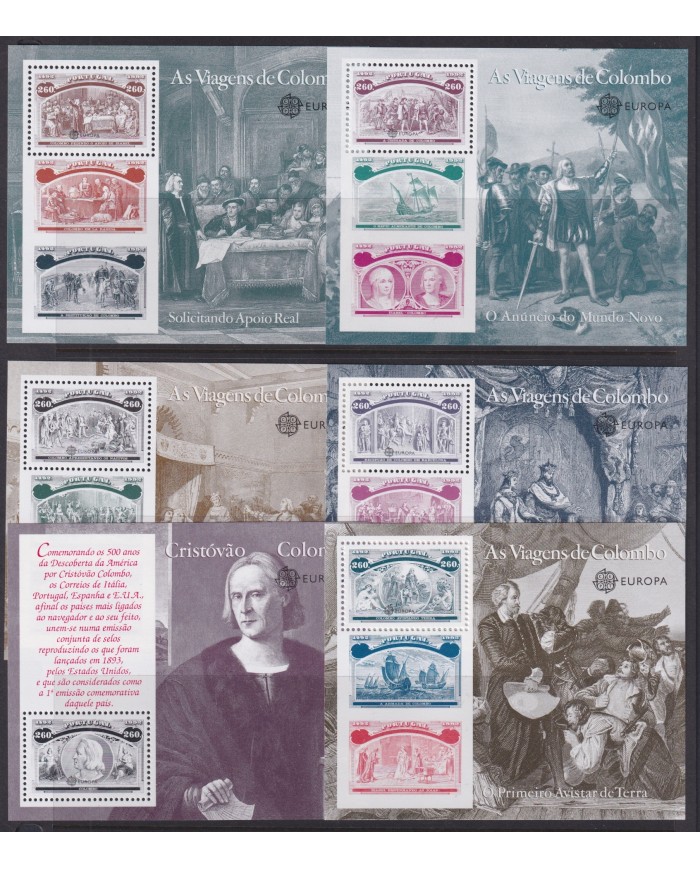 F-EX45230 PORTUGAL MNH 1992 DISCOVERY OF AMERICA COLON SHIP COLUMBUS.
