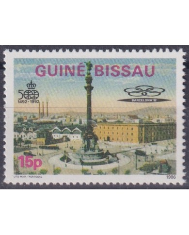 F-EX45228 GUINEA BISSAU MNH 1986 COLUMBUS BARCELONA OLYMPIC DISCOVERY AMERICA.