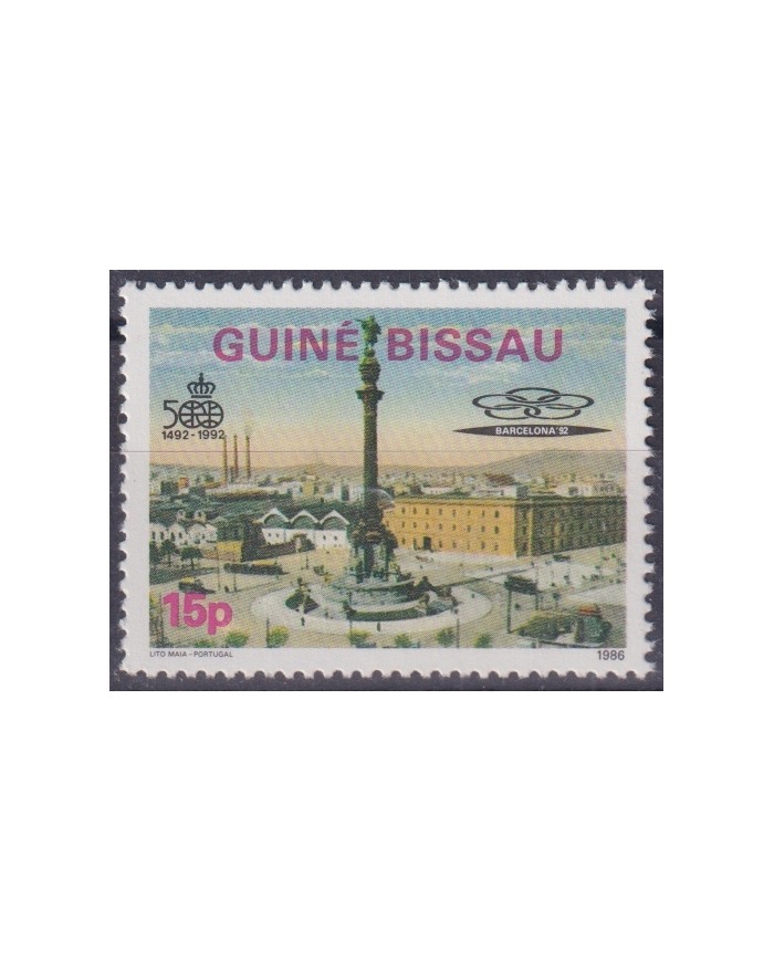 F-EX45228 GUINEA BISSAU MNH 1986 COLUMBUS BARCELONA OLYMPIC DISCOVERY AMERICA.