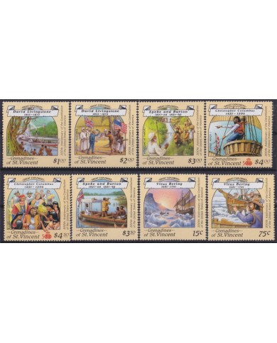 F-EX46967 GRENADINES ST VINCENT MNH 1988 DISCOVERY COLON COLUMBUS SHIP BARCOS.