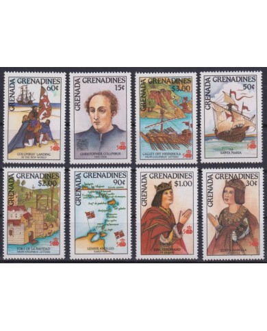 F-EX46972 GRENADA & GRENADINES ST VINCENT MNH 1988 DISCOVERY COLON COLUMBUS SHIP BARCOS.