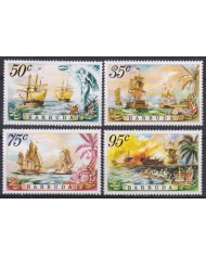 F-EX47048 BARBUDA MNH 1975 OLD SHIP BARCOS.