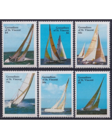 F-EX47044 GRENADA & GRENADINES MNH 1988 REGATTA SAILING YACHT RACING SHIP.