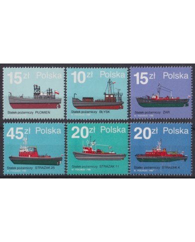 F-EX47045 POLAND MNH 1988 MERCHANT SHIP BARCOS.