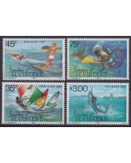 F-EX47043 ST VINCENT MNH 1985 TOURISM SAILING SURF SHIP.