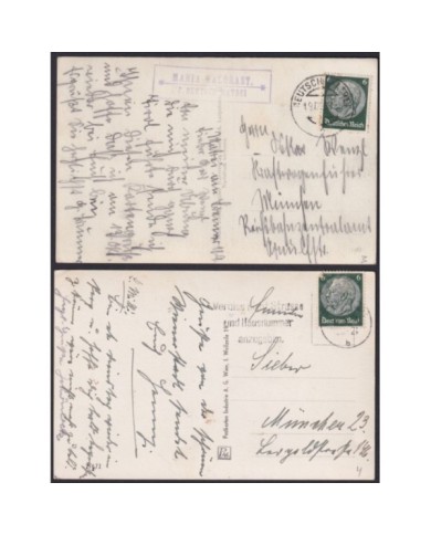 F-EX16377 ALEMANIA GERMANY  AUSTRIA WWII POSTAL USED