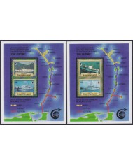 F-EX46592 BRITISH VIRGIN Is MNH 1986 20 ANIV CABLE & WIRELESS SHIP TELEPHON.