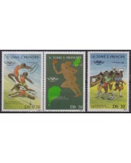 F-EX46858 SAO TOME I PRINCIPE MNH 1987 OLYMPIC GAMES BARCELONA TENNIS SOCCER.