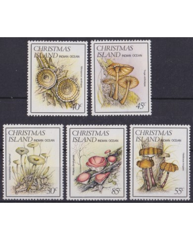 F-EX46953 CHRISTMAS IS MNH 1984 MUSHROOMS CHAMPIGNON FUNGI.