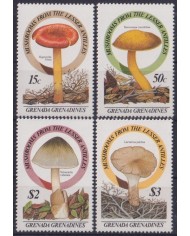 F-EX46956 GRENADA & GRENADINES MNH 1986 MUSHROOMS CHAMPIGNON FUNGI.