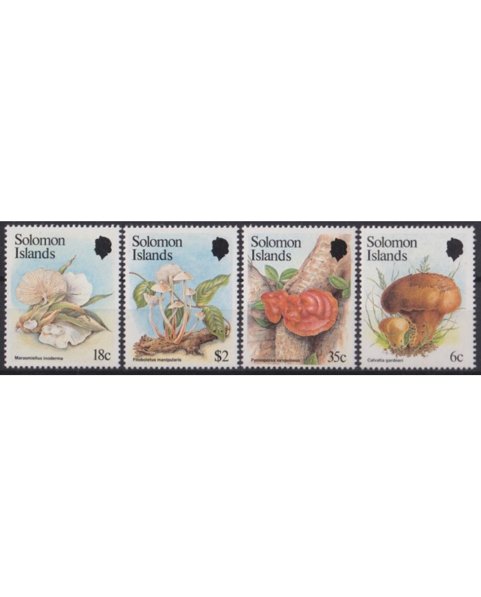 F-EX46960 SOLOMON IS MNH 1984 MUSHROOMS CHAMPIGNON FUNGI.