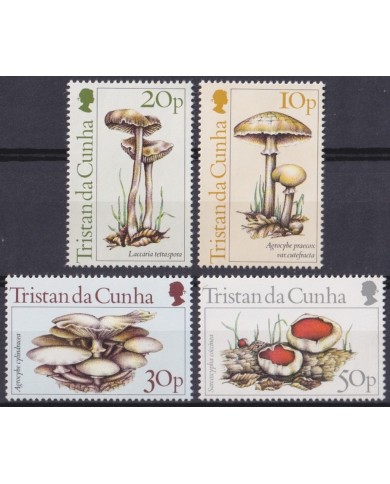 F-EX46957 TRISTAN DA CUNHA MNH 1984 MUSHROOMS CHAMPIGNON FUNGI.