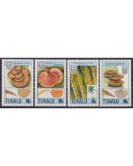 F-EX46952 TUVALU MNH 1986 MUSHROOMS CHAMPIGNON FUNGI.