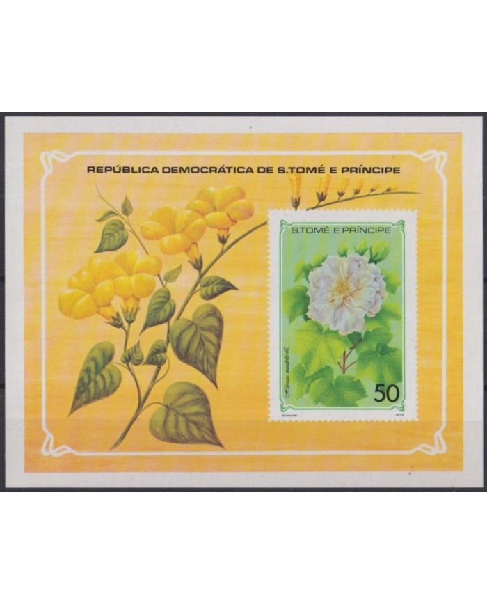 F-EX47073 SAO TOME I PRINCIPE MNH 1979 FLOWER FLORES.