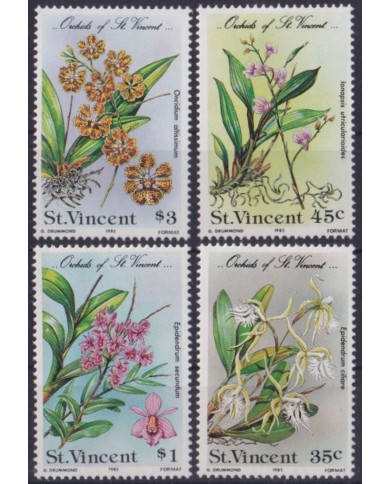 F-EX47087 ST VINCENT MNH 1985 FLOWER FLORES.