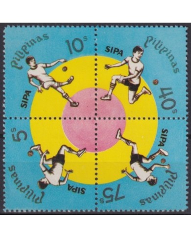F-EX44990 PHILIPPINES MNH 1991 SIPA BALL GAMES BLOCK.