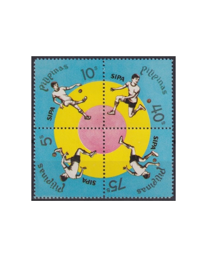 F-EX44990 PHILIPPINES MNH 1991 SIPA BALL GAMES BLOCK.