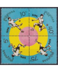 F-EX44990 PHILIPPINES MNH 1991 SIPA BALL GAMES BLOCK.
