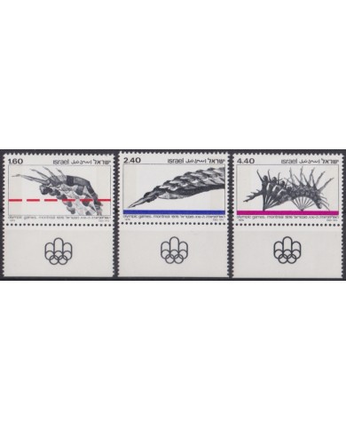 F-EX44975 ISRAEL MNH 1976 MONTREAL OLYMPIC GAMES ATHLETISM SWIMMING.