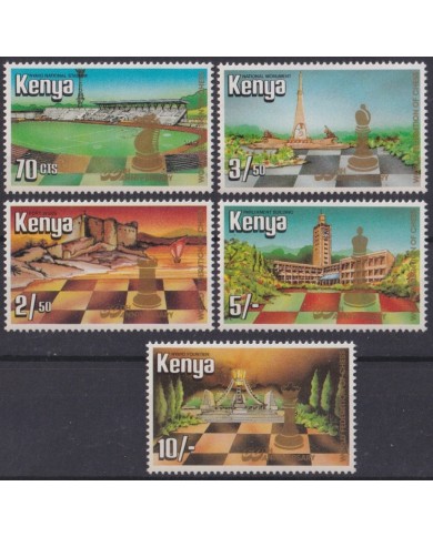 F-EX46868 KENYA MNH 1984 60th ANIV CHESS FEDERATION