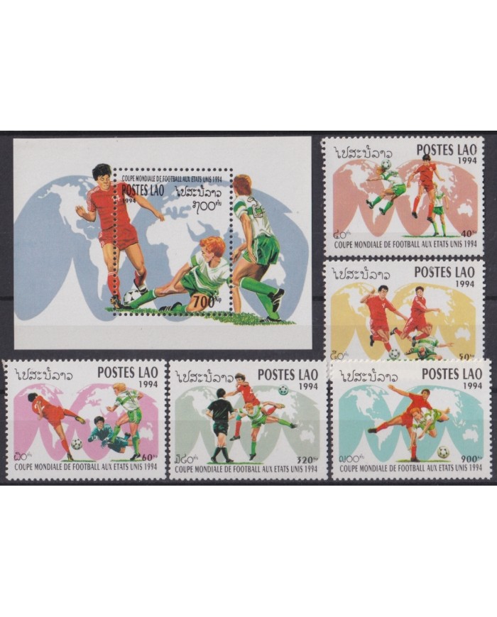 F-EX44987 LAOS MNH 1994 WORLD FOOTBALL SOCCER CHAMPIONSHIP CUP.