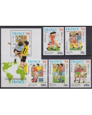 F-EX44986 LAOS MNH 1998 WORLD FOOTBALL SOCCER CHAMPIONSHIP CUP.