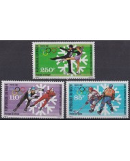 F-EX40090 NIGER MNH 1984 CALGARY WINTER OLYMPIC GAMES SKITING SKI.