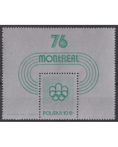 F-EX45387 POLAND MNH 1976 MONTREAL OLYMPIC GAMES.