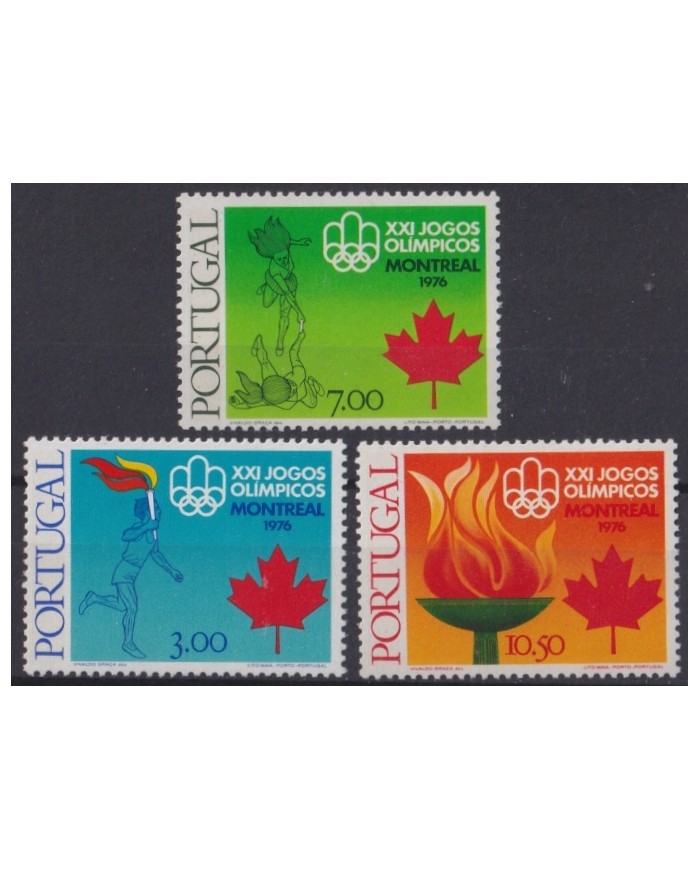 F-EX45388 PORTUGAL MNH 1976 MONTREAL OLYMPIC GAMES TOURCH.