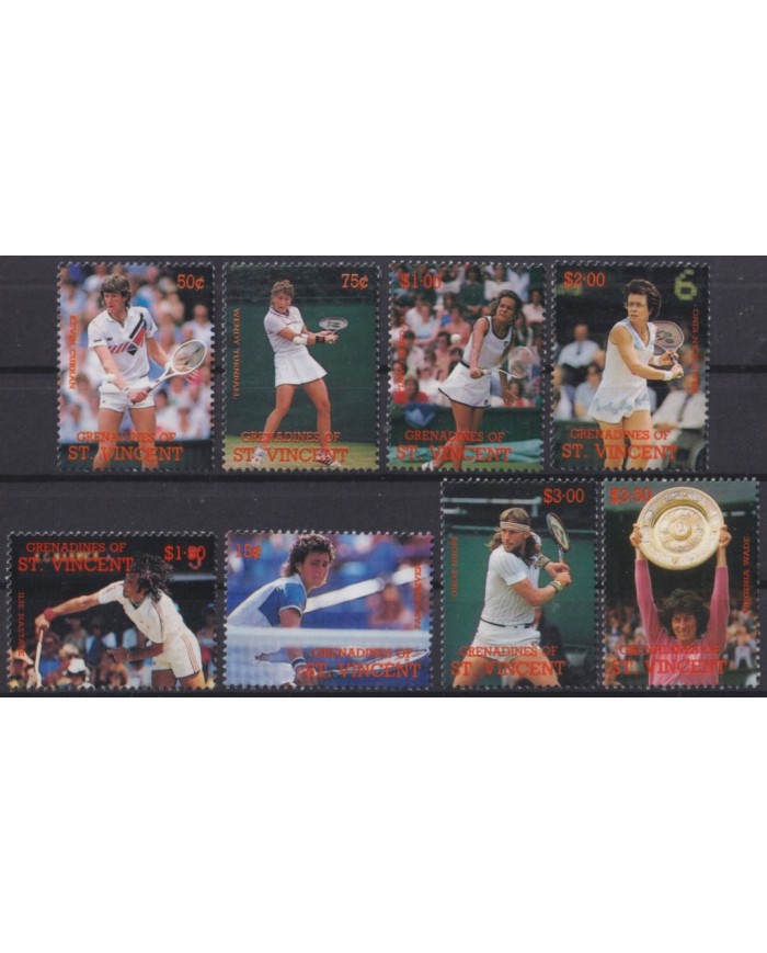 F-EX46861 ST VINCENT & GRENADINES MNH 1988 TENNIS PLAYERS CHAMPIONSHIP CUP.