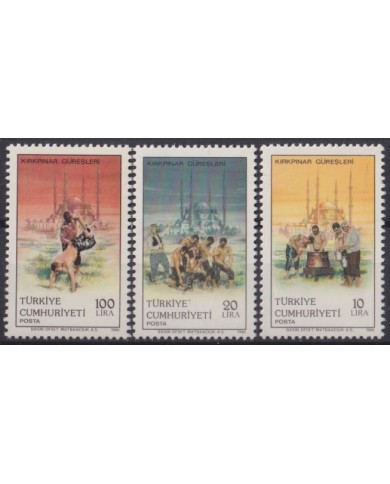 F-EX45163 TURKEY MNH 1986 NATIONAL WRESTLING GAMES.