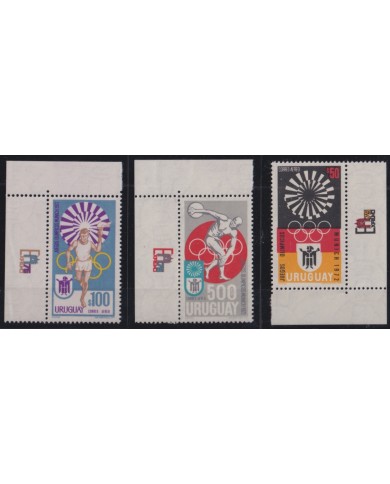 F-EX45148 URUGUAY MNH 1971 MUNICH 1972 OLYMPIC GAMES ATHLETISM.