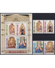 F-EX45278 MALAWI MNH 1972 CHRISTMAS NAVIDAD CRIVELLI ART PAINTING RELIGION.