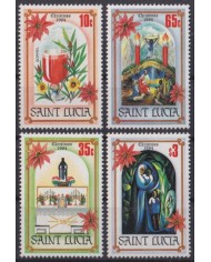 F-EX46908 ST LUCIA MNH 1984 CHRISTMAS NAVIDAD DRAWING ART PAINTING RELIGION.