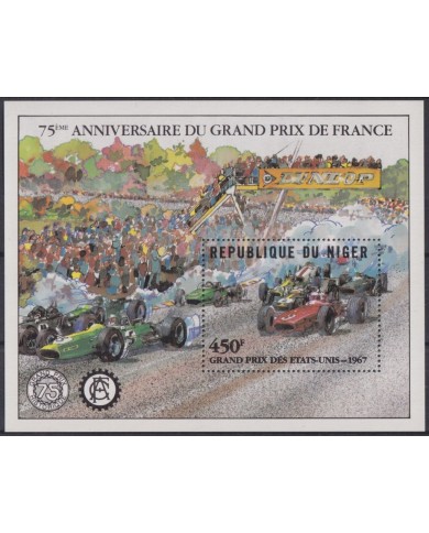F-EX47015 NIGER MNH 1981 GRAND PRIX FRANCE RACE AUTOMOVIL AUTO.