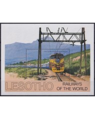 F-EX47028 LESOTHO MNH 1984 RAILROAD FERROCARRIL 1972 SOUTH AFRICA TRAIN LOCOMOTIVE.