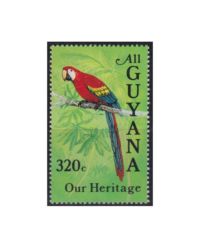 F-EX45836 GUYANA MNH 320c PARROT BIRD AVES PAJAROS.