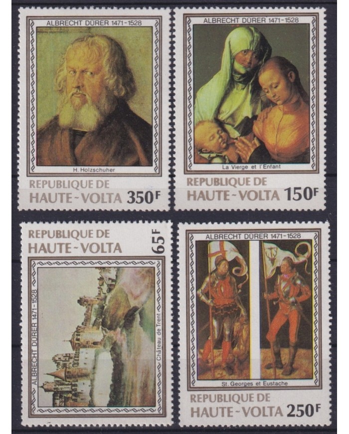 F-EX46929 UPPER VOLTA BURKINA FASO MNH 1978 ART PAINTING ALBERT DURER.