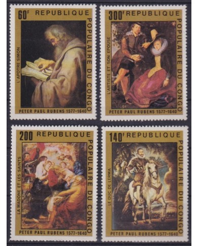 F-EX46924 CONGO MNH 1978 ART PAINTING RUBENS.