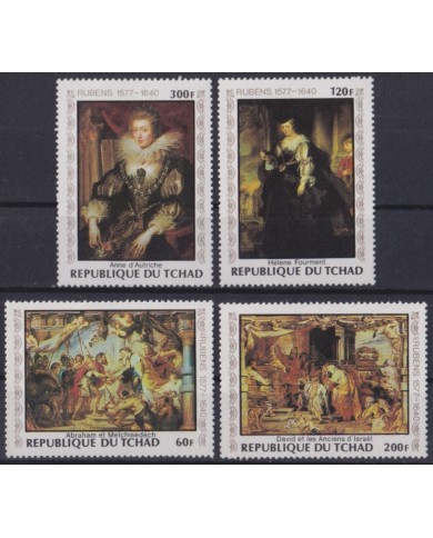 F-EX46928 CHAD TCHAD MNH 1978 ART PAINTING RUBENS.