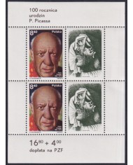 F-EX44313 POLAND MNH 1981 ART PAINTING CENTENARY OF PABLO PICASSO.