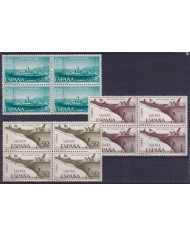 F-EX45571 ESPAÑA SPAIN SAHARA MNH 1966 PRO-CHILDREN MERCHANT SHIP`BLOCK 4.