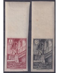 Z31 ESPAÑA SPAIN MONTEPIO DE BARCELONA CINDERELLA IMPERFORATED.
