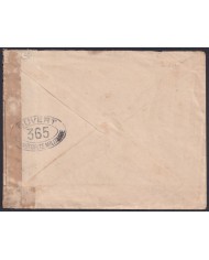 F-EX46410 SPAIN ESPAÑA 1916 CENSORSHIP ALHAMA DE ARANGON ILLUSTRATED COVER.