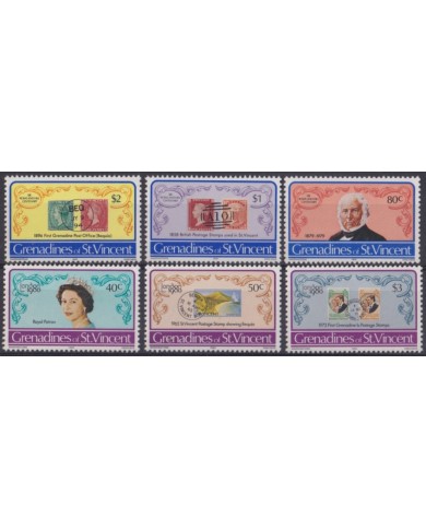 F-EX44889 GRENADINES OF ST VINCENT MNH 1979 ROWLAND HILL POSTAL HISTORY STAMPS.