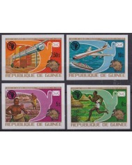 F-EX46899 GUINEA GUINEE MNH 1974 UPU TELECOMMUNICATIONS IMPERFORATED.